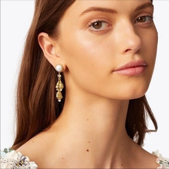 ToryBurch Poetry Of Things Pearl Earring - Picture 6 of 8